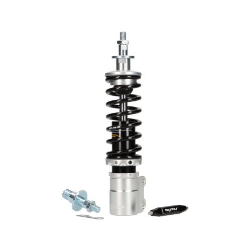 Ammortizzatore anteriore BGM PRO SC/F1 SPORT 195mm + 205mm Vespa PK - nero e argento