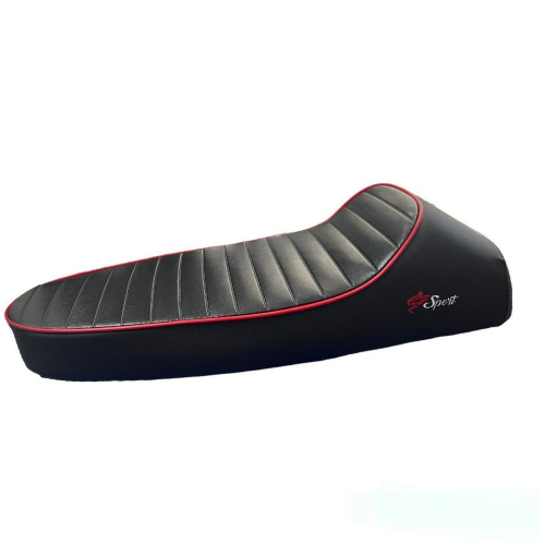 Sella Nera Sport Con Bordino Rosso Vespa Pk 50 S XL