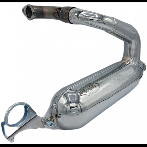 Marmitta VMC SILURO SPORT CROMATA Per Vespa Small Frame