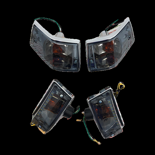 FRECCE A LED vespa PX PE 80 125 150 200 anteriori e posteriori cromate nere fumè