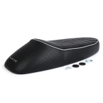 Sella -BGM PRO Sport- Vespa Smallframe Vespa 50 primavera, ET3 - senza serratura - bordatura grigio