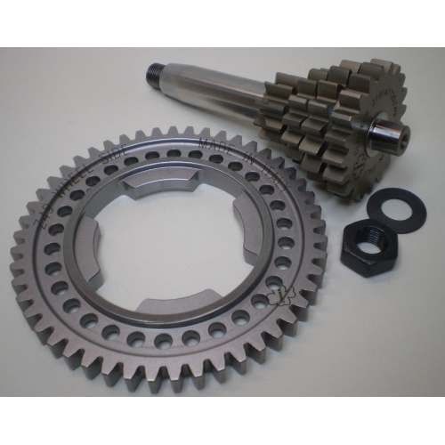 Ingranaggio multiplo cluster CRIMAZ 10-14-17-20 denti TERZA E QUARTA CORTA + z=49 Vespa 50 90 125 ET3 Primavera PK