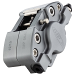 Pinza freno SIP 2 pistoncini Ø 31,5 mm, grigio opaco, Vespa PX '98, MY, '11, kit GRIMECA