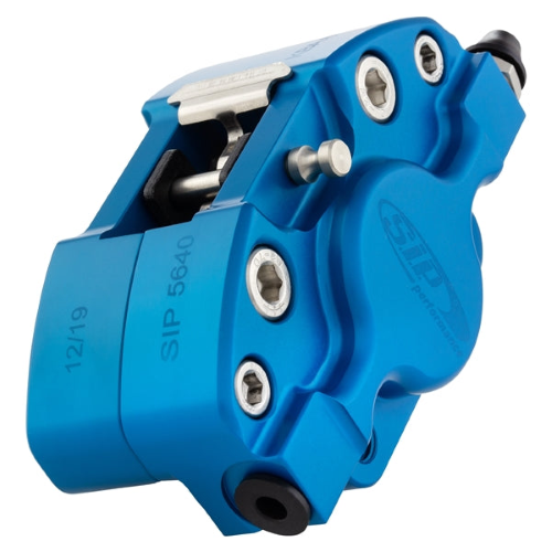 Pinza freno SIP 2 pistoncini Ø 31,5 mm, BLU anodizzato , Vespa PX '98, MY, '11, kit GRIMECA