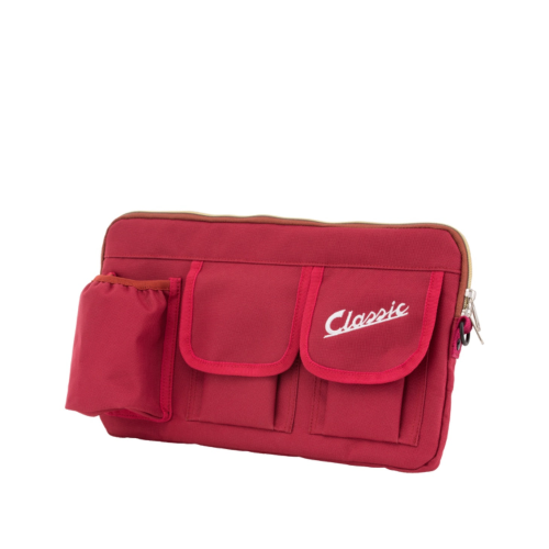 Borsa Portaoggetti rossa in nylon  Sip Sportello Bauletto Anteriore Per Vespa e Lambretta