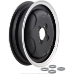 Cerchio in lega tubeless SIP 2.15-10 NERO OPACO  Vespa 150 GS VN VMA VBA conversione 8" a 10"