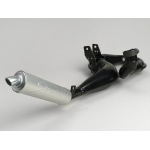 Marmitta espansione CROMATO SIMONINI con silenziatore ALLUMINIO Vespa PX 200