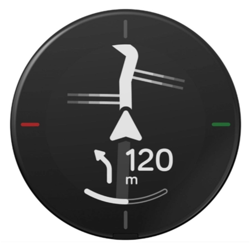 Navigatore Beeline Velo 2 bicicletta Ø46,4 mm nero con supporto manubrio