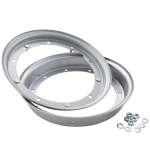 Cerchio in acciaio 2.10-10 scomponibile ARGENTO SIP Vespa 50 Special, 125 ET3 Primavera, Sprint, GT, GL, TS, Rally, PX, PK, T5