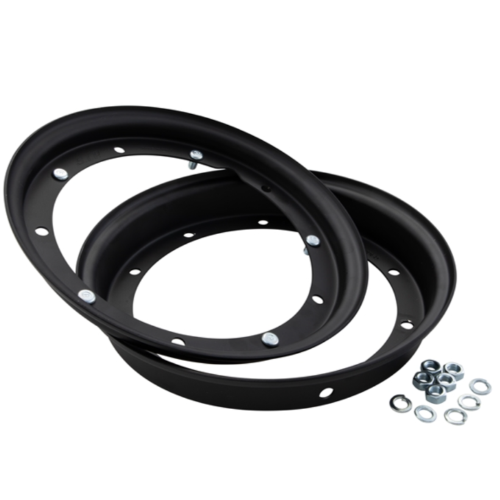 Cerchio in acciaio 2.10-10 scomponibile NERO SIP Vespa 50 Special, 125 ET3 Primavera, Sprint, GT, GL, TS, Rally, PX, PK, T5