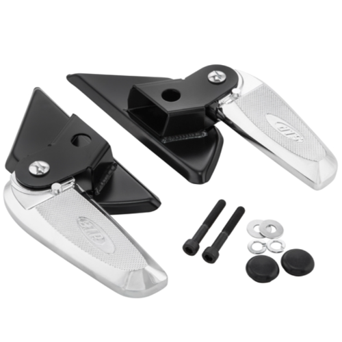 Poggiapiedi SIP NERO CROMATO per Vespa LX/LXV/S 50-150ccm