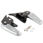 Poggiapiedi SIP NERO CROMATO passeggero sprint vespa primavera 4T 125 2013-2018