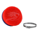 Filtro aria STRADALE FABBRI RACING ROSSO Ø esterno=105mm Øimbocco=65mm L=45mm