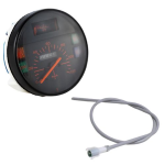 Contachilometri completo SCALA 120 KM/h nero arancione per vespa PK XL N RUSH 50 125