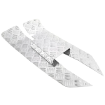 Set pedane in alluminio mandorlato SIP per Vespa 50 90 125 primavera et3 special