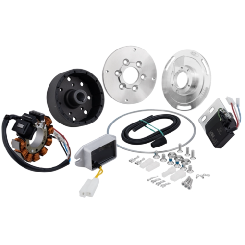 Accensione elettronica SIP PERFORMANCE by VAPE, SPORT, per Vespa 125, V15-33, VM, VN1, volano ca.: 1250g in acciaio, 9 bobine, 12 magneti, 12V, AC 110 watt, anticipo variabile