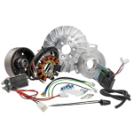 Accensione elettronica SIP PERFORMANCE by VAPE, SPORT, per Lambretta LI/LIS/SX/TV, volano ca.: 1660g in alluminio CNC, cono 21mm, 9 bobine, 12 magneti, 12V, DC 110 watt, anticipo variabile