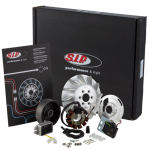 Accensione elettronica SIP PERFORMANCE by VAPE, SPORT, per kit cilindro BFA 306cc Vespa 125 GTR, TS, 150 Sprint Veloce, 200 Rally, PX, PE, Lusso, Cosa, volano ca.: 1660g in alluminio CNC, 9 bobine, 12 magneti, 12V, AC 110 watt, anticipo variabile