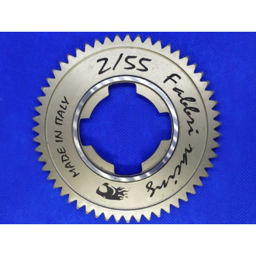 Ingranaggio 1a marcia z 55 FABBRI Racing per Vespa 50 90 125 ET3 Primavera, PK