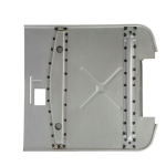 Pedana lamierato completa di RINFORZI per VESPA PX 125 150 200 PE