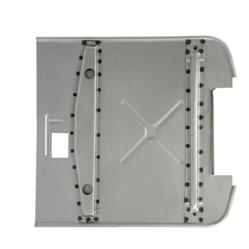 Pedana lamierato completa di RINFORZI per VESPA PX 125 150 200 PE