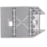 Fondo pedana completo di rinforzi per VESPA 50 N L R SPECIAL 90 125 PRIMAVERA ET3 lunga 60 cm