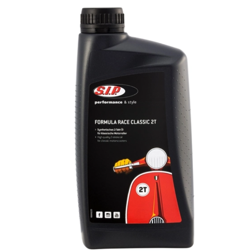 12 litri Olio miscela 2 tempi SIP Formula Race CLASSICO sintetico 12 x 1000ml