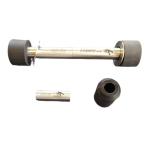 Silent block FABBRI RACING motore Vespa Smallframe con carter quattrini - NERI