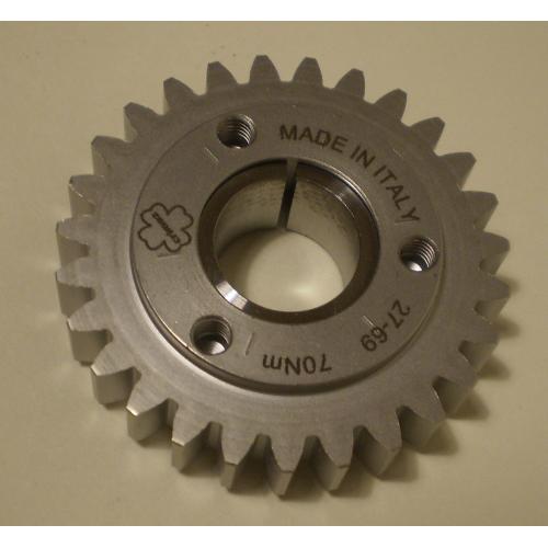 Pignone primaria completo z=29 CRIMAZ per corona z 67-68 denti dritti Vespa SMALLFRAME