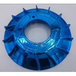 Accensione Elettronica VMC Cono 19 ANTICIPO VARIABILE, ventola laccata blu 14 alette Per Vespa Small Frame