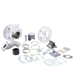 Kit cilindro PARMAKIT "CHALLENGER" ECV Lamellare 130cc, d57, biella 97, corsa 51, collettore da 25mm, Vespa 50, Special, 90, 125 ET3 Primavera