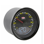 Contachilometri e contagiri SIP 2.0 nero per Vespa PX 1 serie, 14.000rpm, colore quadrante: nero cornice nera