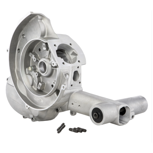 Coppia CARTER MOTORE SIP EVO 3 FORI alluminio vespa 125 ET3 primavera 50 125 PK