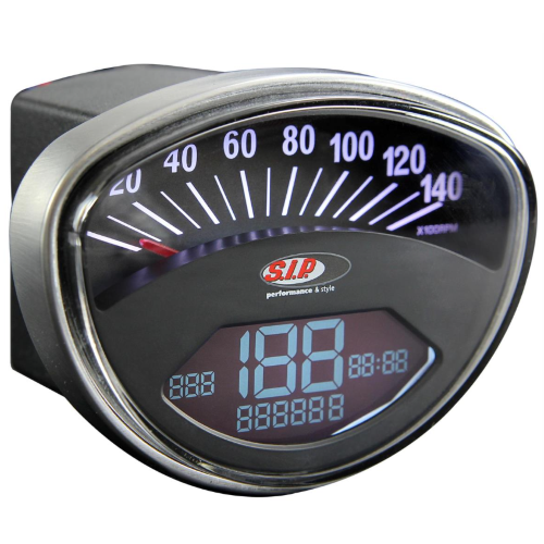 Contachilometri Digitale SIP NERO VESPA Primavera ET3 vespa 50 90 SS 125 gt gtr
