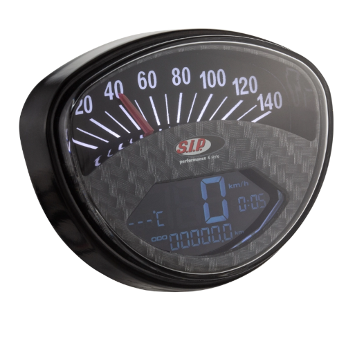 Contachilometri Digitale SIP CARBON LOOK Primavera ET3 vespa 50 90 SS 125 gt gtr