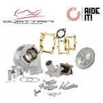 KIT CILINDRO QUATTRINI M-200 67x56.5 per Vespa Smallframe