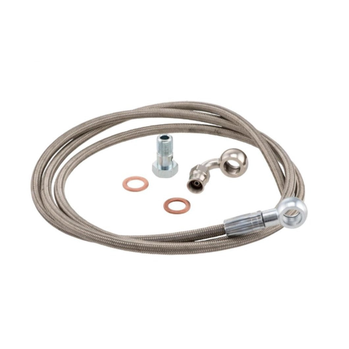 Tubo freno in treccia metallica CRIMAZ per freni a disco Vespa L=1400mm