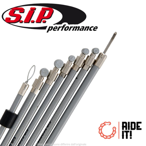 Serie Cavi kit Trasmissioni Fili Guaine Grigio Sip Performance Vespa Sprint Vbb Vnb