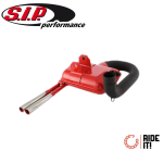 Marmitta RACING SIP ROAD 2.0 rossa doppio scarico cromato VESPA PX PE 125 150