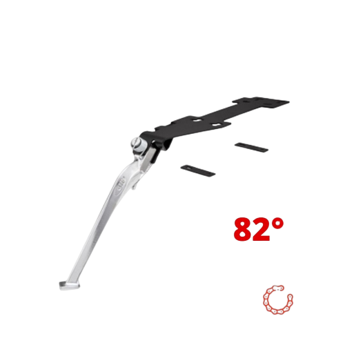 CAVALLETTO LATERALE VESPA PX 125 150 200 T5 PK 50 1977-2017 SIP 82 GRADI CROMATO