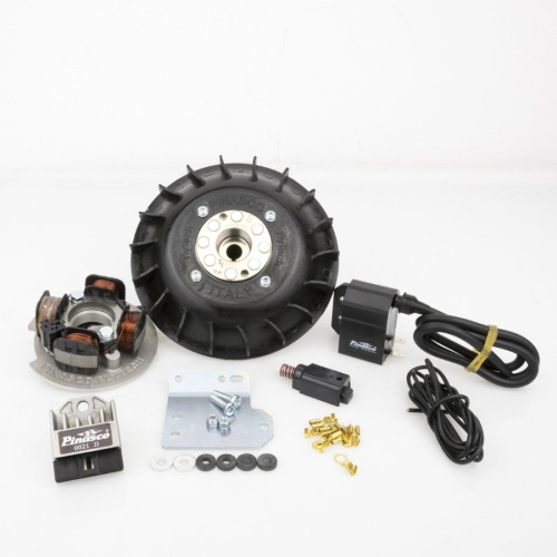 ACCENSIONE ELETTRONICA 12V PINASCO VOLANO 1,1 Kg CONO 19mm VESPA 50 SPECIAL