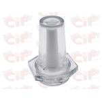 5332 BICCHIERINO IN PLASTICA TRASPARENTE PER CONTROLLO OLIO:VESPA PX MISCELATORE