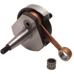 Albero motore JASIL anticipato, cono 19, biella 87, corsa 43, Vespa 50