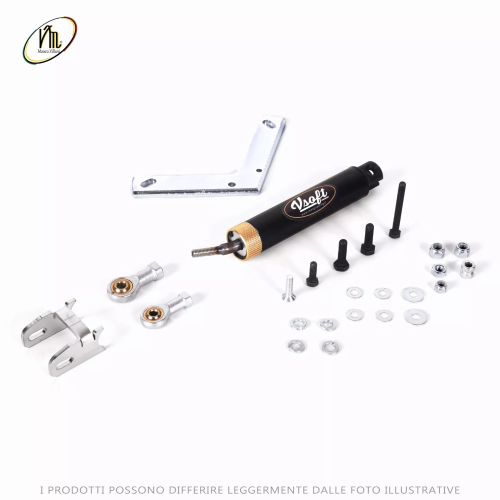 Ammortizzatore di rientro per cavalletto centrale VM ENGiNEERING Vsoft - Vespa 50, 90, 125 Primavera, ET3