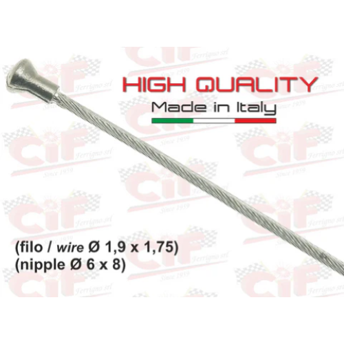 Cavo freno per ciclomotori Piaggio CIAO, BRAVO, SI