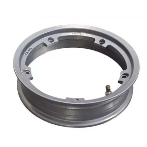 Cerchio in lega tubeless FA Italia "MARGHERITA" 2.10-10 Vespa 50, 125 ET3 Primavera, PK, PX, T5 - grigio metallizzato