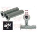 COPPIA MANOPOLE ORIGINALI (NO RIPRODUZIONE) LAMBRETTA J50 GRIGIE