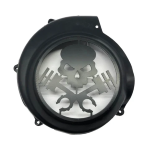 Coprivolano copriventola "TESCHIO" nero per Vespa PE-PE-SPRINT-SUPER-GT