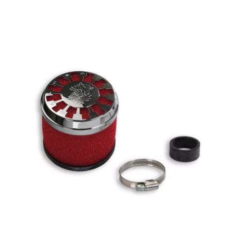Filtro aria RED FILTER MALOSSI E13 Ø 32/38 dritto per carburatori