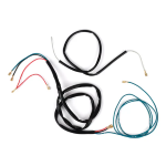 Impianto elettrico BGM ORIGINAL per ciclomotori Piaggio Ciao, Bravo, Boxer nero